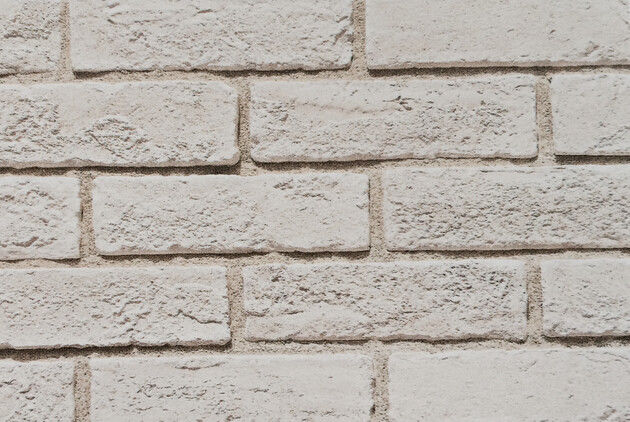 Light Weight White Artificial Culture Stone , Fake Stone Panels 223mm Length